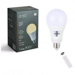 COOKWARE ANKEE Smart LED Bulbs W/Remote Control Dimmable, Warm White Lighting | No Hub Wi-Fi Connectivity | Smartphone App, Alexa, Google Assistant Compatible | 8W (1 Prime Bulb)