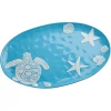 Amici Home Coastal Bright Oval Platter