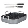Viking Culinary 40051-9902C Roasting Pan, 16" X 13" X 3", Black COOKWARE