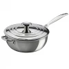 Le Creuset Stainless Steel 3.5-Quart Saucier Pan COOKWARE 1 Le Creuset Stainless Steel 3.5-Quart Saucier Pan COOKWARE