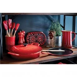 Le Creuset 10.6'' Cast Iron Crepe Pan - Cerise