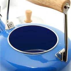COFFEE & TEA Chantal 1.4 Qt. Enamel-on-Steel Sven Teakettle - Blue Cove