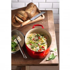 COOKWARE Le Creuset 9.5 Qt. Signature Oval Dutch Oven - Cerise 19 COOKWARE Le Creuset 9.5 Qt. Signature Oval Dutch Oven - Cerise