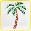 Amici Home Paradise Palm Tree Square Platter