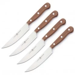 CUTLERY Wusthof 4-Piece Plum Steak Knife Set