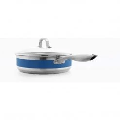 Chantal 5 Qt. Saute Skillet W/ Glass Lid & Blue Cove Band