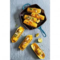 Le Creuset 10.25'' Signature Square Skillet Grill - Caribbean