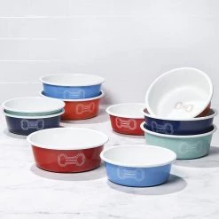 Le Creuset 4 Cup Medium Dog Bowl - Orange 16 Le Creuset 4 Cup Medium Dog Bowl - Orange