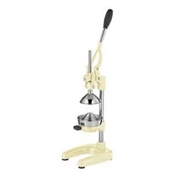 ELECTRICS Cilio Commercial Grade Manual Citrus Juicer, Extractor, And Juice Press (Cream)