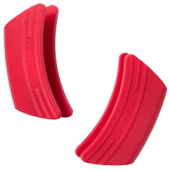Le Creuset Silicone Handle Grips, Set Of 2 - Cerise COOKWARE
