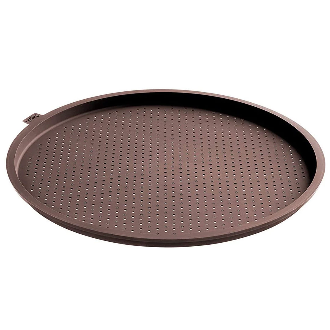 Lekue Perforated Pizza Mat, 14", Brown 3 Lekue Perforated Pizza Mat, 14", Brown