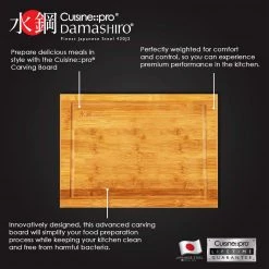 CUTLERY Cuisine::pro Damashiro Santoku & Board