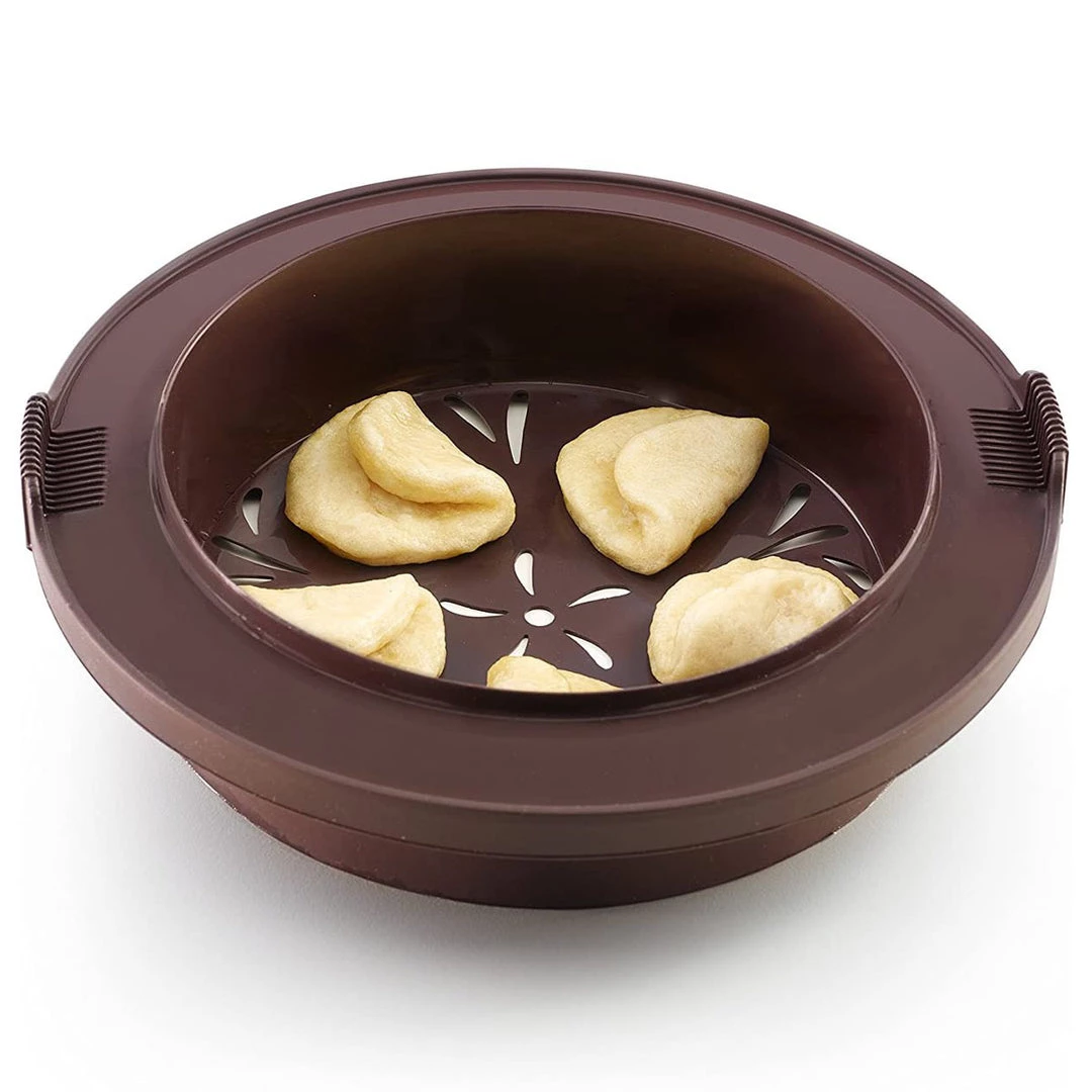 Lekue Steamed Bread Bun Cooker. Microperforated Steamer For Creating Steam Buns, Brown 6 Lekue Steamed Bread Bun Cooker. Microperforated Steamer For Creating Steam Buns, Brown