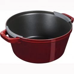 COOKWARE Staub Cast Iron 4-pc Stackable Set - Grenadine