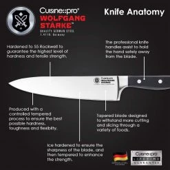 Cuisine::pro Wolfgang Starke Chefs Knife 20Cm 9 Cuisine::pro Wolfgang Starke Chefs Knife 20Cm