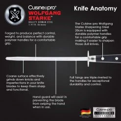 CUTLERY Cuisine::pro Wolfgang Starke Sharpening Steel 20Cm