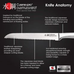 CUTLERY Cuisine::pro Damashiro Bread Knife 20Cm