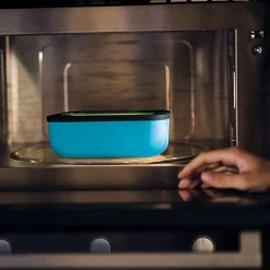 GUZZINI LUNCH BOX WITH CASE Ochre 2,76x7,87x7,87 Inches.