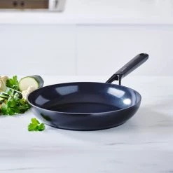 Green Pan GreenPan SmartShape Healthy Ceramic Nonstick Hard Anodized Frypan/Skillet, 11", Black