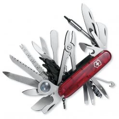 Victorinox Swiss Army Multi-Tool, SwissChamp XLT Pocket Knife, Ruby,91mm CUTLERY