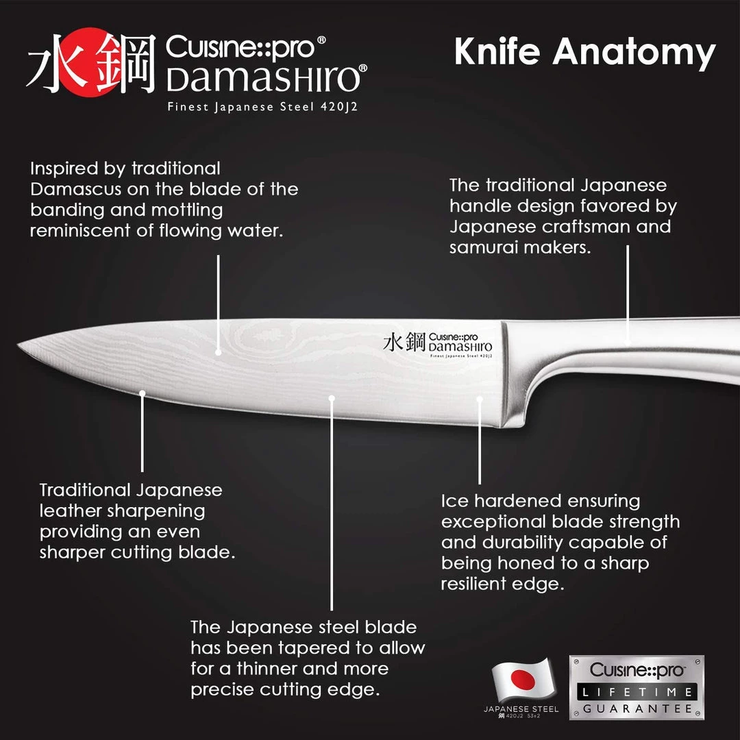 Cuisine::pro Damashiro Knife Block Kin 7Pc 5 Cuisine::pro Damashiro Knife Block Kin 7Pc