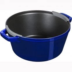 Staub Cast Iron 4-pc Stackable Set - Dark Blue COOKWARE