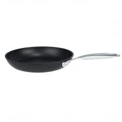 CRISTEL, Exceliss+ Non-Stick Coating FREE PFOA/PFOS Crepe Pan With Anodized Aluminum, 3-Ply Construction, Brushed Finish, All Hobs + Induction, Castel'Pro Ultralu Collection, 9.5". COOKWARE