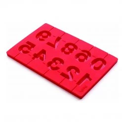 BAKEWARE Lekue Birthday Lollipop Mold, Red