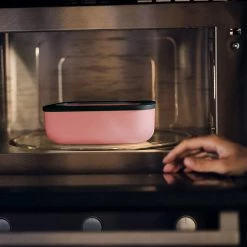 GUZZINI LUNCH BOX WITH CASE Red 2,76x7,87x7,87 Inches.