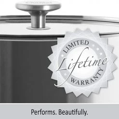 Chantal 5 Qt. Saute Skillet W/ Fusion Ti® Nonstick Ceramic Coating And Glass Lid