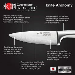 Cuisine::pro Damashiro Mini Chefs Knife 15Cm CUTLERY