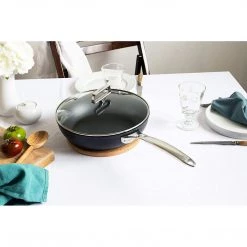 CRISTEL, Tempered Glass Lid, Oven Proff And Dishwasher Safe, Castel'Pro Collection, MADE IN France 12.5". COOKWARE