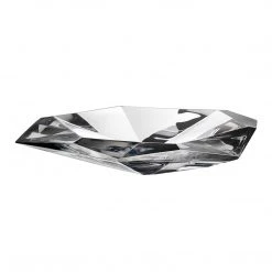 Orrefors Precious 9-5/8-Inch Faceted Crystal Dish