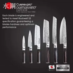 CUTLERY Cuisine::pro Damashiro Emp Mokuzai Knife Block