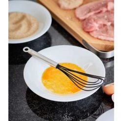 Rosle Rösle Stainless Steel & Silicone Flat Whisk, 4 Wire, 10.6-inch BAKEWARE 12 Rosle Rösle Stainless Steel & Silicone Flat Whisk, 4 Wire, 10.6-inch BAKEWARE