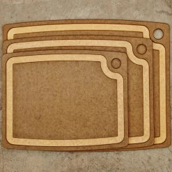 Epicurean Gourmet Series 17.5'' X 13'' Cutting Board - Nutmeg/Natural