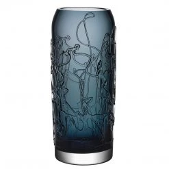 KOSTA BODA TWINE GREY VASE LG