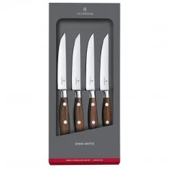 CUTLERY Victorinox Grand Maitre, 4 Pieces Steak Knife Set, Set Of 4, Rosewood