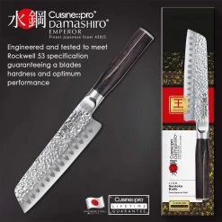Cuisine::pro Damashiro Emperor Santoku 17Cm