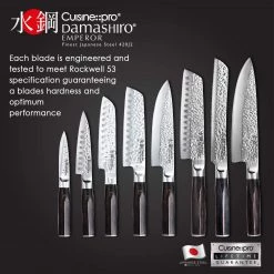 CUTLERY Cuisine::pro Damashiro Emp Hisa Knife Block 9Pc