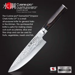 Cuisine::pro Damashiro Emperor Chefs Knife 15Cm