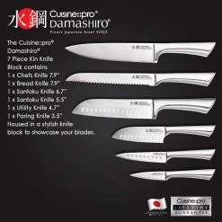 Cuisine::pro Damashiro Knife Block Kin 7Pc