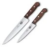 CUTLERY Victorinox Sets, 2-Piece Carving Set With Knife (6" Chef's, 8.5" Carving), Wood