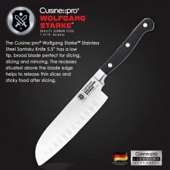 Cuisine::pro Wolfgang Starke Santoku Knife 14Cm CUTLERY