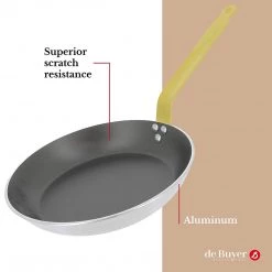 De Buyer 8" Nonstick Fry Pan - Yellow COOKWARE