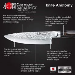 Cuisine::pro Damashiro Emperor Chefs Knife 15Cm