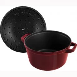 COOKWARE Staub Cast Iron 4-pc Stackable Set - Grenadine