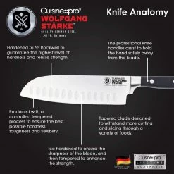 Cuisine::pro Wolfgang Starke Santoku Knife 18Cm CUTLERY