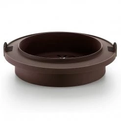 Lekue Steamed Bread Bun Cooker. Microperforated Steamer For Creating Steam Buns, Brown