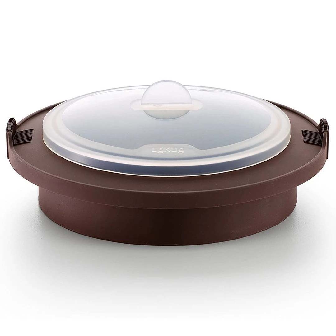 Lekue Steamed Bread Bun Cooker. Microperforated Steamer For Creating Steam Buns, Brown 3 Lekue Steamed Bread Bun Cooker. Microperforated Steamer For Creating Steam Buns, Brown